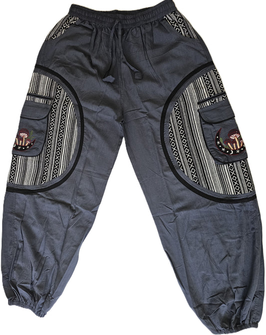 Bohothreads Midnight Mushroom- The Woven Circle