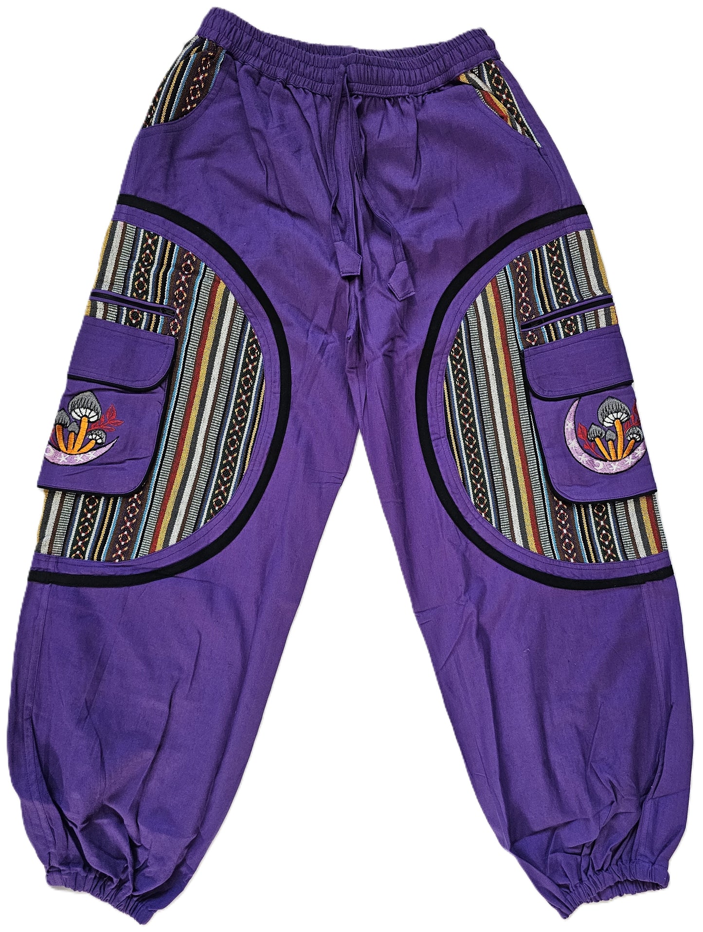 Bohothreads Midnight Mushroom- The Woven Circle